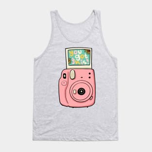 Pink Polaroid Tank Top